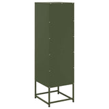 Buffet vert olive 36x39x123 cm acier