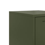 Buffet vert olive 36x39x123 cm acier