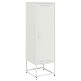 Buffet haut blanc 36x39x123 cm acier