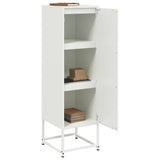 Buffet haut blanc 36x39x123 cm acier