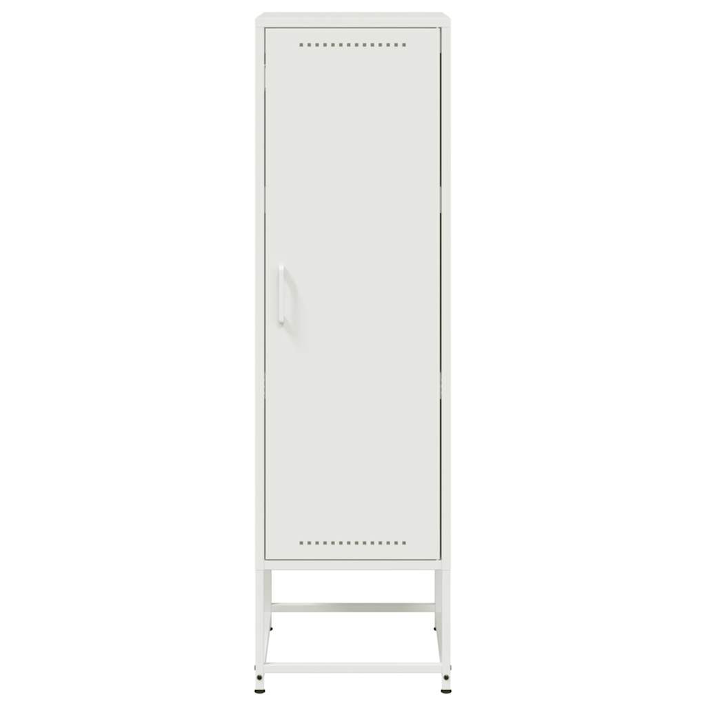 Buffet haut blanc 36x39x123 cm acier