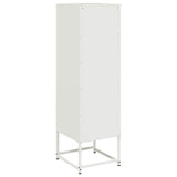 Buffet haut blanc 36x39x123 cm acier