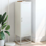 Buffet haut blanc 36x39x123 cm acier