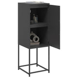 Buffet haut noir 36x39x107 cm acier