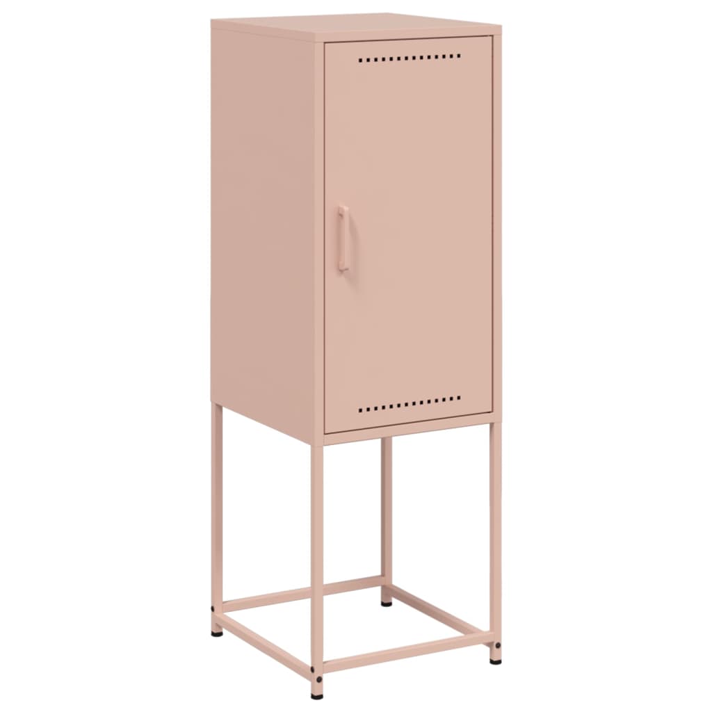 Buffet haut rose 36x39x107 cm acier