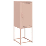 Buffet haut rose 36x39x107 cm acier