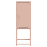 Buffet haut rose 36x39x107 cm acier