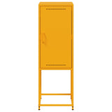 Buffet jaune moutarde 36x39x107 cm acier