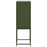 Buffet vert olive 36x39x107 cm acier