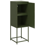 Buffet vert olive 36x39x107 cm acier