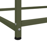 Buffet haut vert olive 100,5x39x107 cm acier