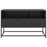 Black TV cabinet 100.5x39x60.5 cm steel