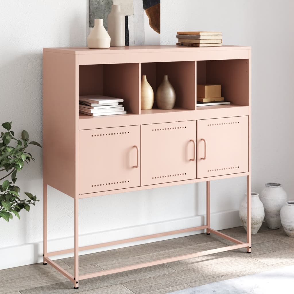 Rosa Sideboard 100,5x39x107 cm Stahl