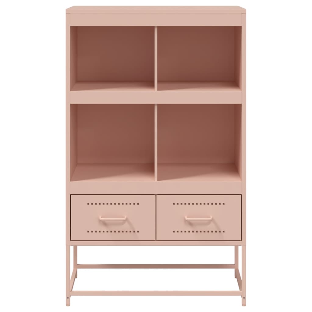 Buffet haut rose 68x39x111,5 cm acier