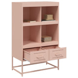 Buffet haut rose 68x39x111,5 cm acier