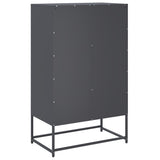 High anthracite sideboard 68x39x111.5 cm steel