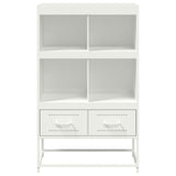 Buffet haut blanc 68x39x111,5 cm acier