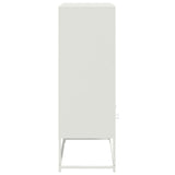 Buffet haut blanc 68x39x111,5 cm acier