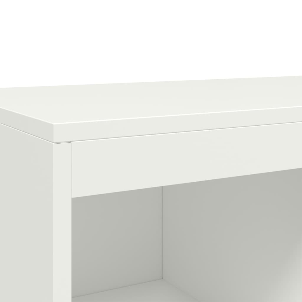 Buffet haut blanc 68x39x111,5 cm acier