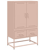 Buffet haut rose 68x39x111,5 cm acier