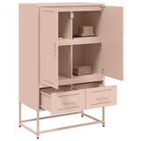 High pink sideboard 68x39x111.5 cm steel