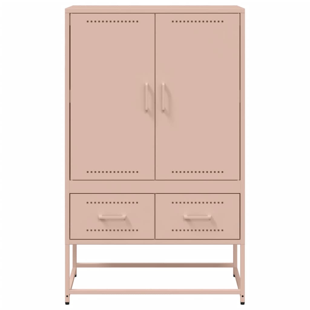 High pink sideboard 68x39x111.5 cm steel