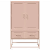 Buffet haut rose 68x39x111,5 cm acier