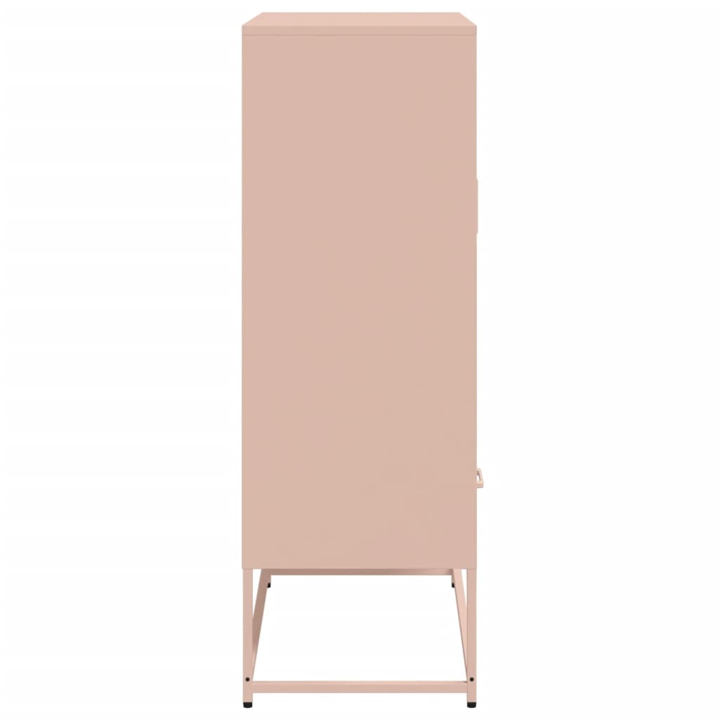 High pink sideboard 68x39x111.5 cm steel