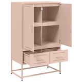 High pink sideboard 68x39x111.5 cm steel