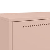 Buffet haut rose 68x39x111,5 cm acier