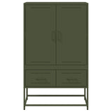 Buffet haut vert olive 68x39 x111,5 cm acier