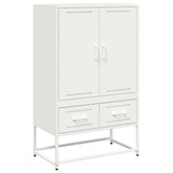 White high sideboard 68x39x111.5 cm steel