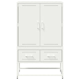 White high sideboard 68x39x111.5 cm steel