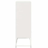 White high sideboard 68x39x111.5 cm steel