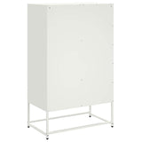 White high sideboard 68x39x111.5 cm steel