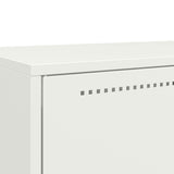 White high sideboard 68x39x111.5 cm steel