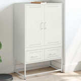 White high sideboard 68x39x111.5 cm steel