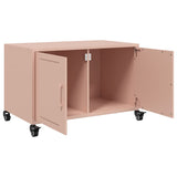 Meuble TV rose 68x39x43,5 cm acier