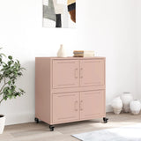 Rosa Sideboard 68x39x72 cm aus Stahl