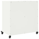 Buffet blanc 68x39x72 cm acier