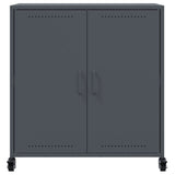 Buffet anthracite 68,5x39x72 cm acier