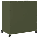 Buffet vert olive 68,5x39x72 cm acier