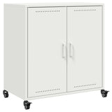 Buffet blanc 68,5x39x72 cm acier