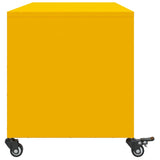 Meuble TV jaune moutarde 100,5x39x43,5 cm acier