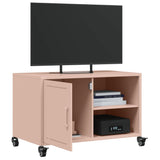 Meuble TV rose 68x39x43,5 cm acier