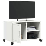 Meuble TV blanc 68x39x43,5 cm acier