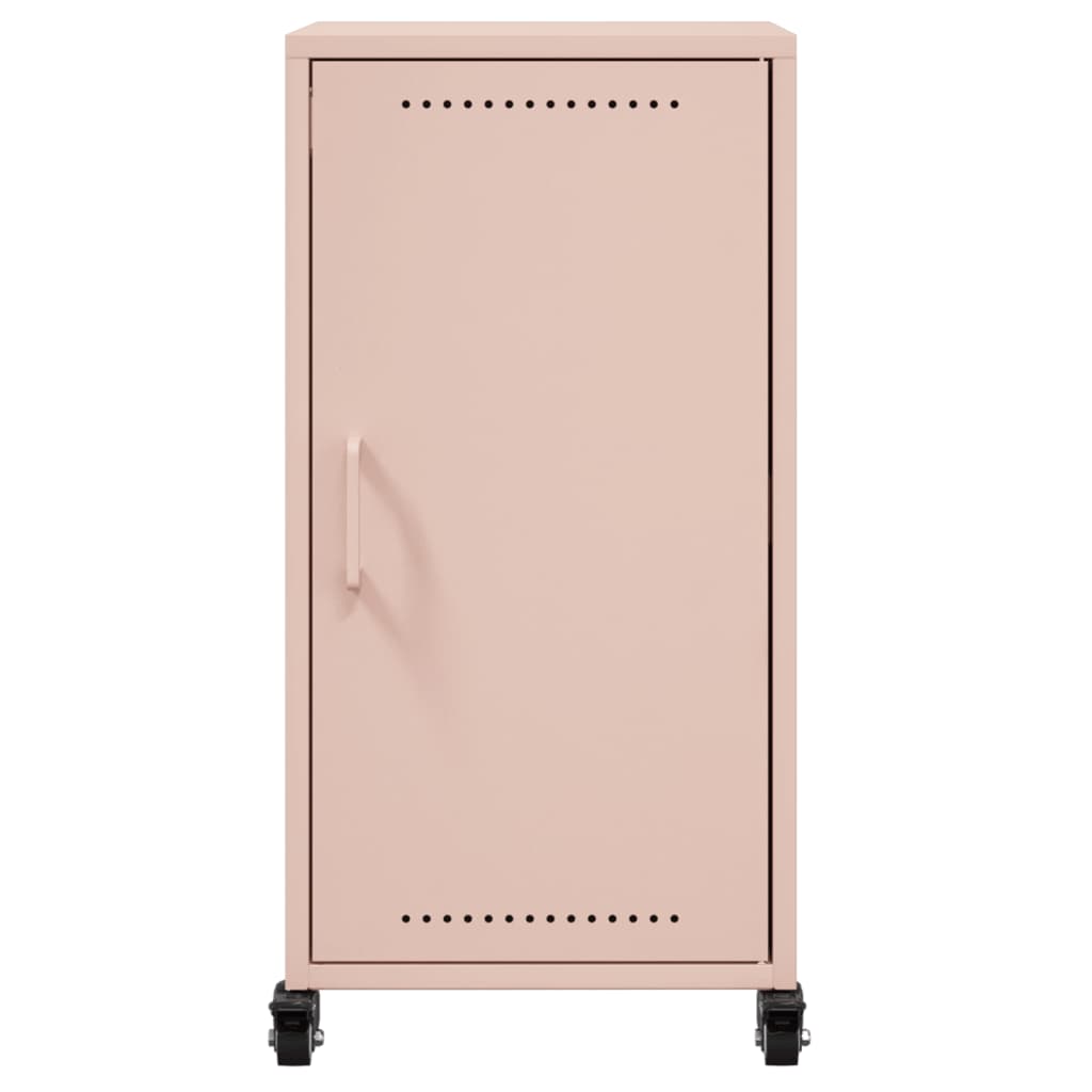 Rosa Sideboard 36x39x72 cm aus Stahl