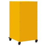 Buffet jaune moutarde 36x39x72 cm acier