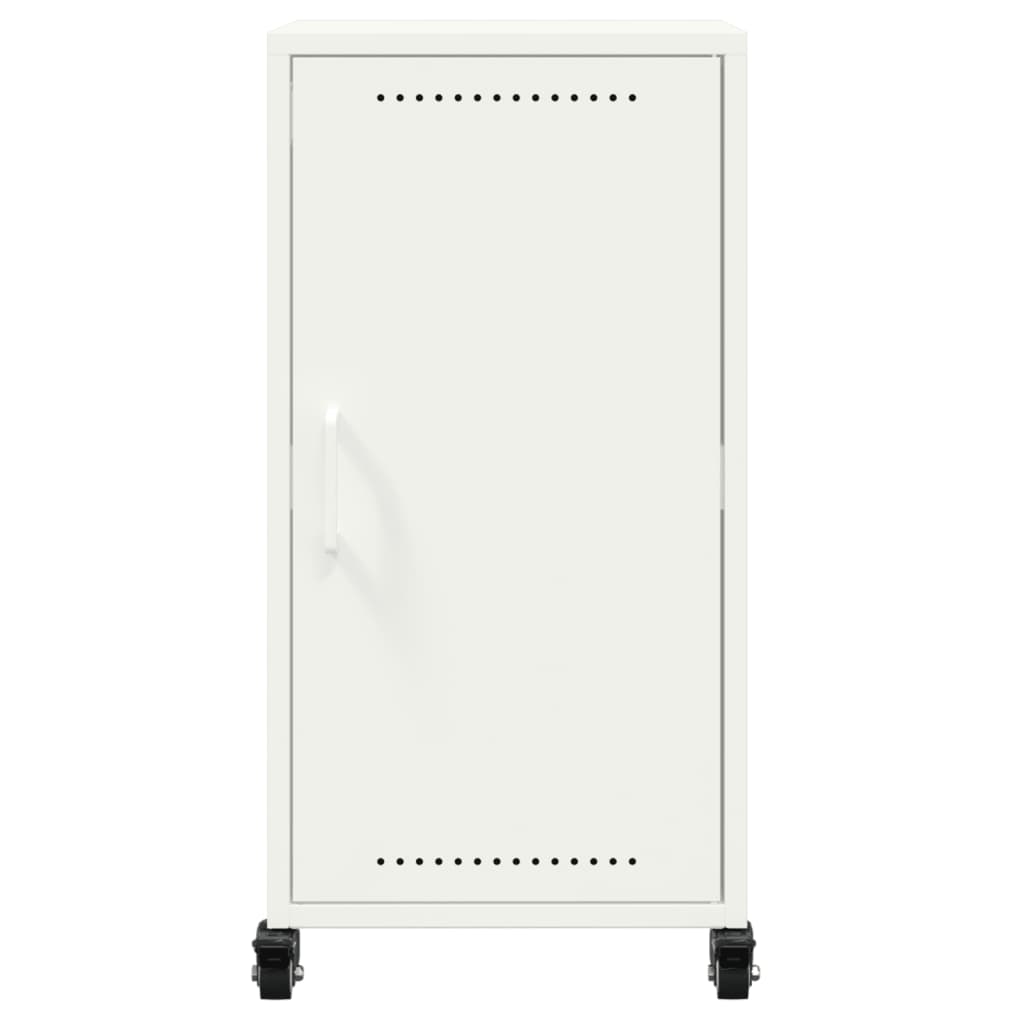 Buffet blanc 36x39x72 cm acier