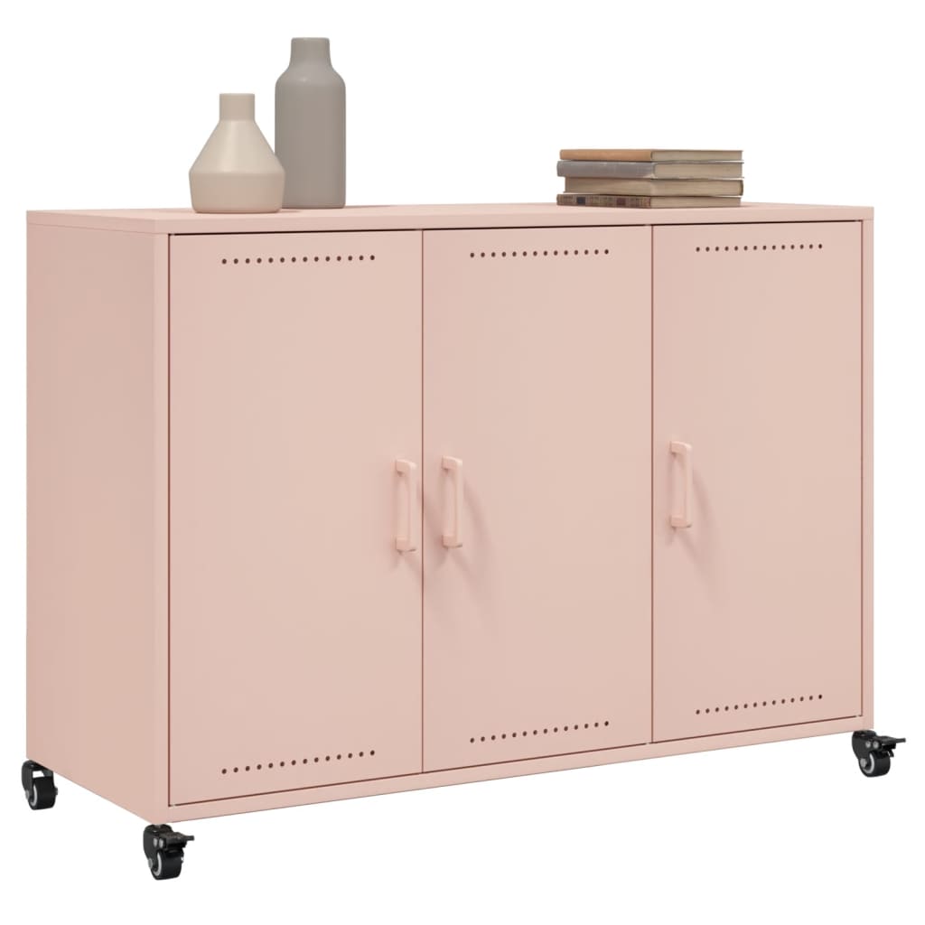 Rosa Sideboard 100,5x39x72 cm Stahl